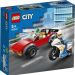 Lego City Motocykl policyjny pościg za samochodem 60392