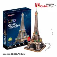 Puzzle Wieża Eiffel Tower 3D LED 85el. L091h 20507 Dante - 306-20507_medium.jpg