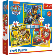 Puzzle Psi Patrol Marshall,Rubble & Chase 3w1 34839 Trefl - 34839_150_01_2.png