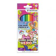 Kredki ołówkowe Barbie VG STARPAK 12kol.  - 5902643608832.jpg