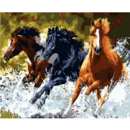 Malowanie po numerach Galopujące Konie w wodzie 40x50cm 1008911 Norimpex  - a79958353cd41ea3f0822ade9f86066c.jpg
