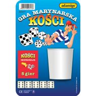 Gra Marynarska w kości 3136 Adamigo - gra_w_kosci_blister_adamigo_5902410003136.jpg