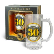 Kufel do piwa Gold Z okazji 30 urodzin 30 Sto Lat 5534 - kufel_gold_30_urodziny.496191.0x800(1).jpg
