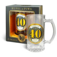 Kufel do piwa Gold Z okazji 40 urodzin 40 i Życia 5541 - kufel_gold_40_urodziny.488650.0x800.jpg