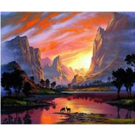Malowanie po numerach Góry,zachód słońca 50x40cm 1007660 Norimpex  - maly_malowanie_po_numerach_gory_zachod_slonca_50x40cm_1007660_5902444076601.jpg
