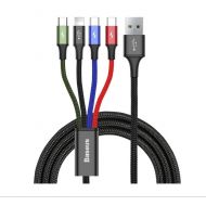 Kabel przewód  USB 4w1 Lightning/2x USB Typ C / micro USB w nylonowym oplocie 3.5A 1.2m czarny (CA1T4-B01) - przechwytywanie_zawartosci_sieci_web_5-10-2024_201933_b2b.hurtel.com.jpeg