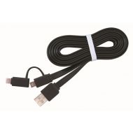 Kabel Combo USB-A(M)->micro-B(M)+Lightning(M) 1m czarny GEMBIRD 21883 - z2188366087.jpg