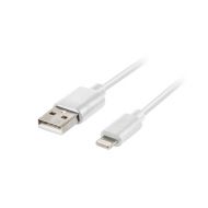 Kabel Lightning M >USB A(M) 1,8m biały Lanberg 26751 - z26751_110498.jpg