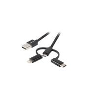 Kabel 3in1 USB-A(M)->USB Micro(M)+LIGHTNING(M)+USB-C(M) 2.0 1.8 czarny premium LANBERG 27522 - z27522_115301.jpg