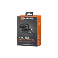 Słuchawki bezprzewodowe dokanałowe NATEC SOHO TWS NSL1638 z mikrofonem -czarne Z30553 - z30553_151265.jpg