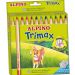 Kredki ołówkowe TRIMAX Alpino 12kol.-grube