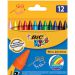 Kredki świecowe Wax Crayons BIC KIDS 12kol.