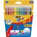 Flamastry BIC KIDS Couleur 10+2kol.