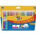 Flamastry BIC KIDS Couleur 20kol.+4fluos