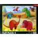 Puzzle wyciskane Dinozaury 5-10el. 31075