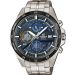 Zegarek męski EFR 556DB 2AVUEF Casio Edifice, Bransoleta: Srebrna, Koperta: Czarna