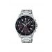 Zegarek męski EFV 540D 1AVUEF Casio Edifice, Bransoleta: Srebrna, Koperta: Czarna