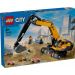 Lego City Żółta koparka 60420