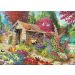 Malowanie po numerach Domek Chatka w kolorowym ogrodzie 40x50cm 1007670  Norimpex