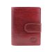 Portfel skórzany damski średni 820 58 RFID El Forrest, Kolor: Czerwony