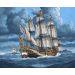 Diamentowa mozaika Statek galeon na falach 30x40cm 5D 1009423 Norimpex