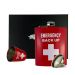 Zestaw Crafter`sTanker piersiówka, 4 kieliszki Red - Emergency back up 71.338