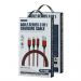 Kabel nylonowy Remax Agile 3w1 USB-micro USB /Lightning/USB Typ C 2.8A 1m czerwony PD-B31th 54766