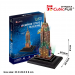 Puzzle Empire State Building 3D 39el. LED 20503 Dante