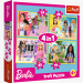 Puzzle W świecie Barbie 4w1 34333 Trefl