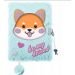 Pamiętnik na kłódkę 3D Włochacz 96K A5 Happy Dog