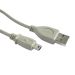 Kabel USB mini-B(M)->A(M) 2.0 1.8M biały (CANON) GEMBIRD