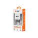 Ładowarka sieciowa  230V->USB 5V/2.1A 2-porty biało-szara Box EXTREME Media