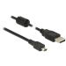Kabel USB mini-B(M)->A(M) 2.0 3M czarny (CANON) DELOCK 23519