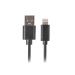 Kabel Lightning M >USB A(M) 1,8m czarny Lanberg 26756